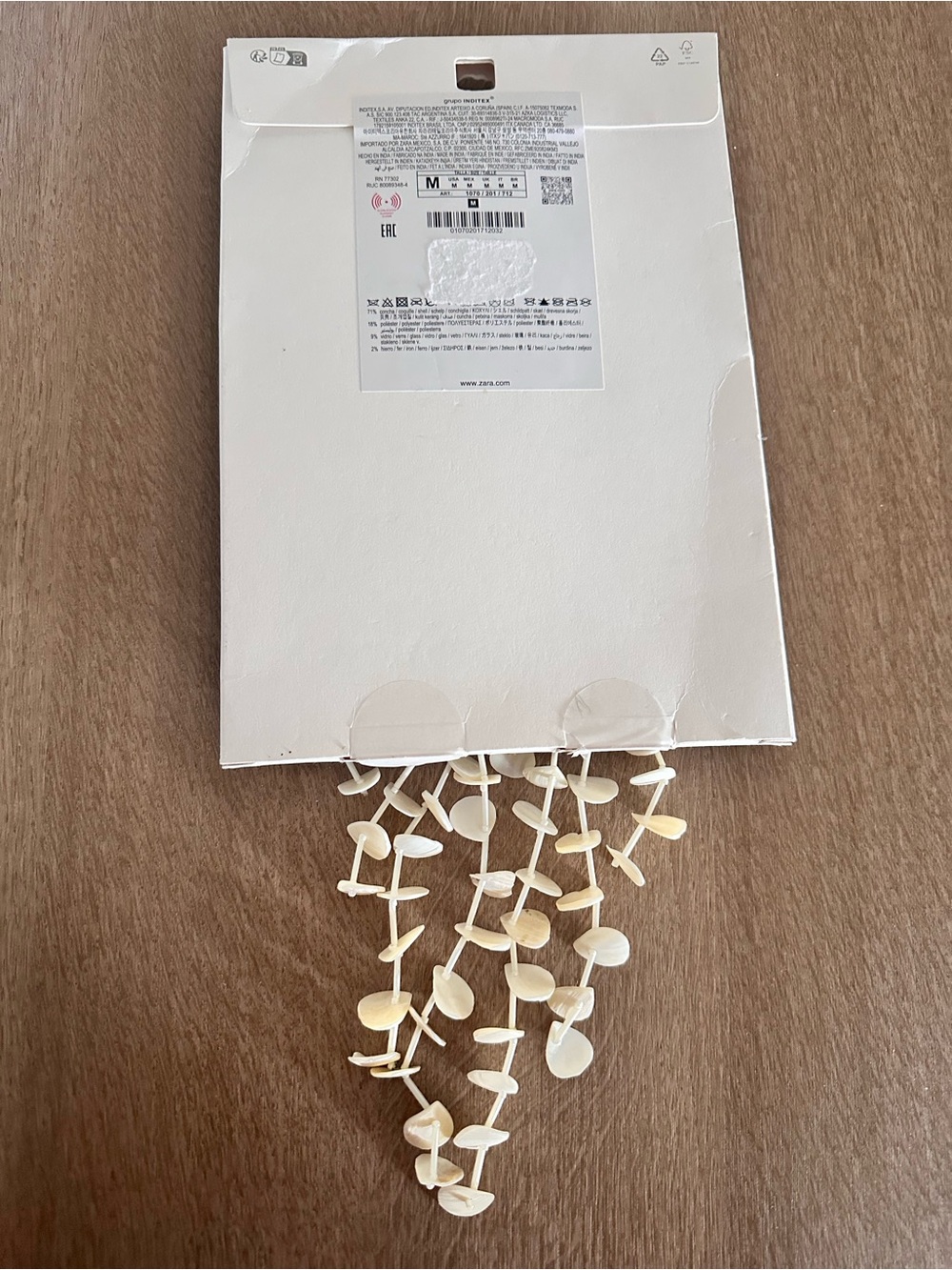 Zara Shell Cord Necklace - Picture 8 of 11